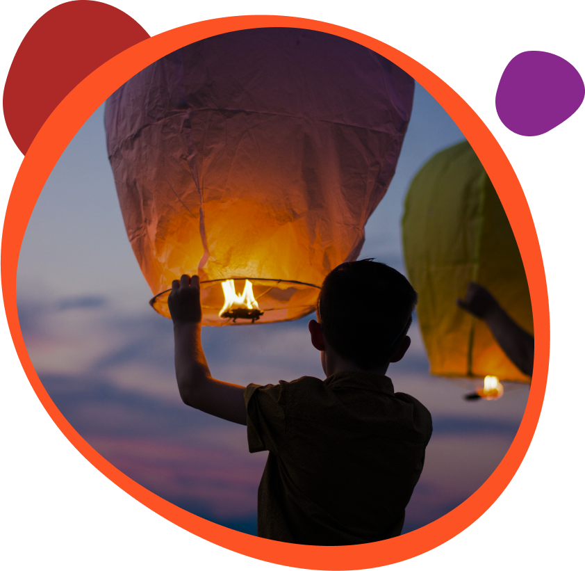 la fête des lanternes en thailande