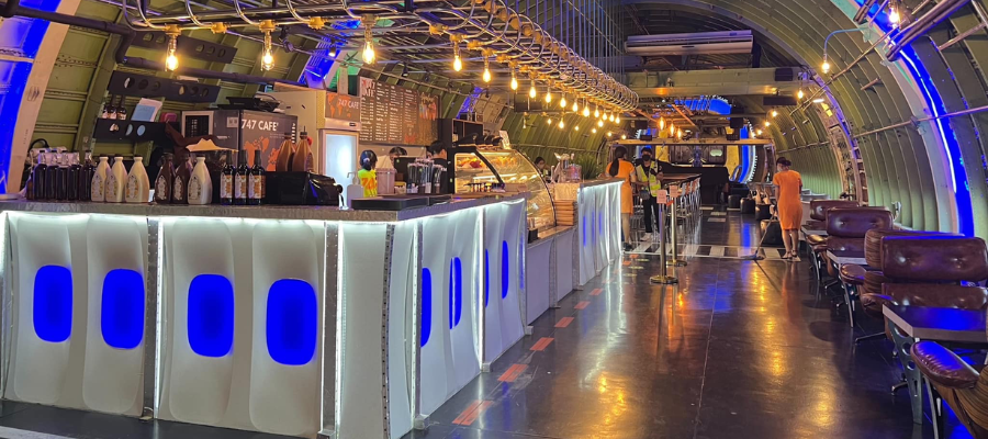 Le café 747 Coffee, à Bangkok