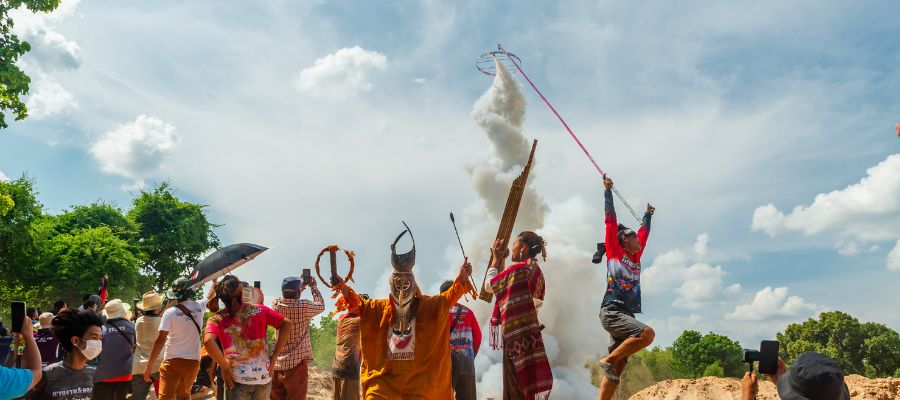 Festival Boung Bang Fai au Laos