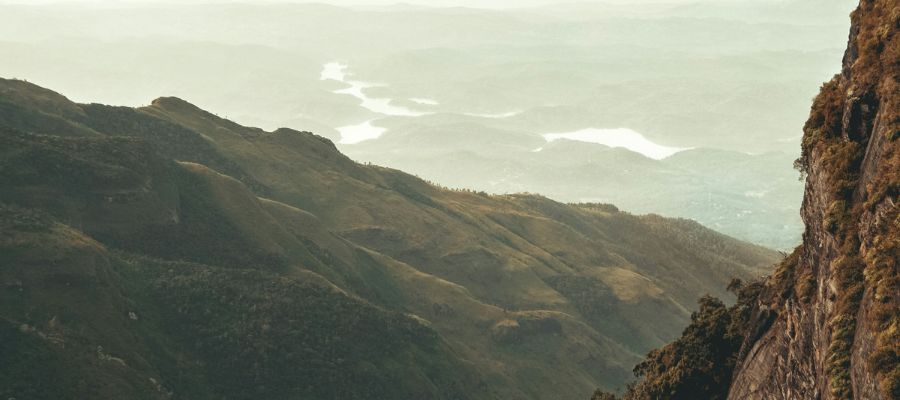 Les montagnes du parc national Horton Plains, au Sri Lanka