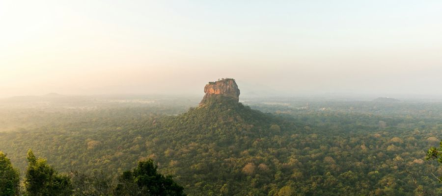 La forteresse Sirigaya au Sri Lanka