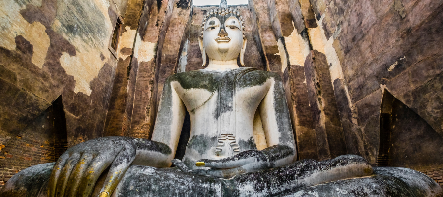Temple à Sukhothai, Thaïlande