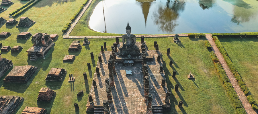 Les temples de Sukhothai, Thaïlande