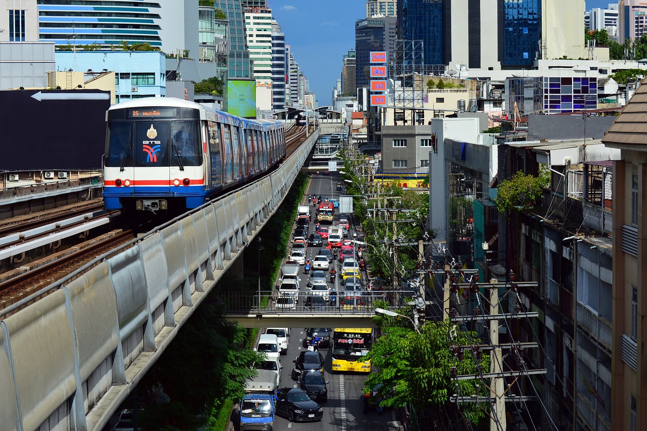 Transport &agrave; bangkok, metro et circulation