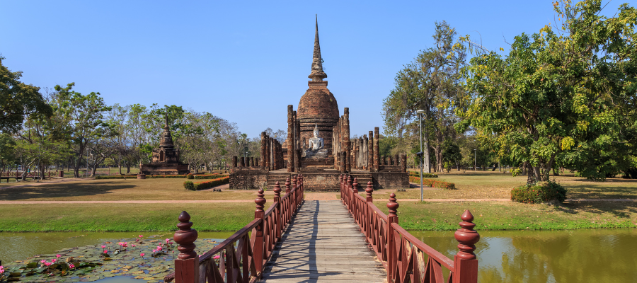 Wat Sa Si, Ayutthaya, Thaïlande