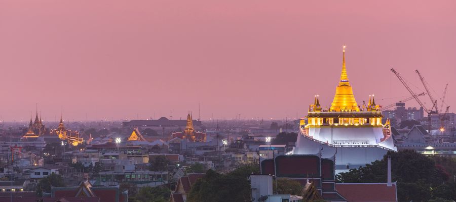 Wat Saket, à Bangkok en Thaïlande